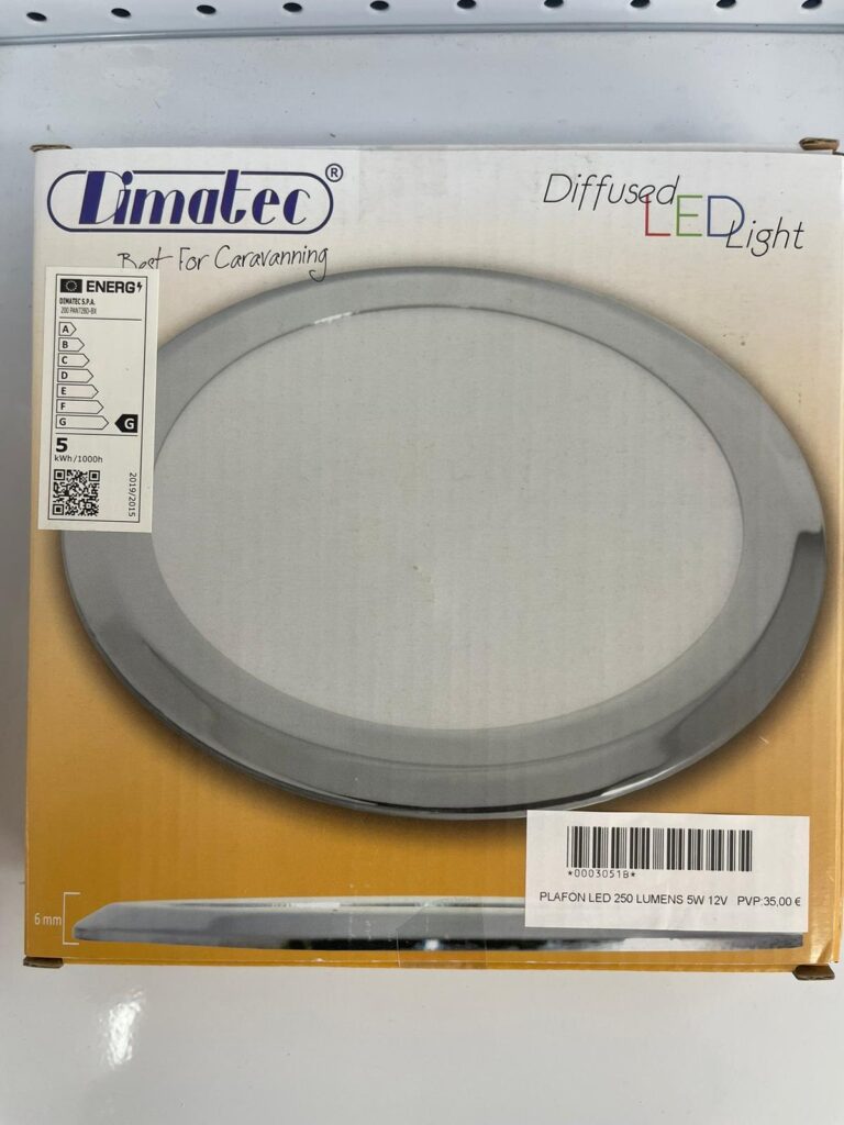 PLAFÓN LED 250 LUMENS 5W 12V